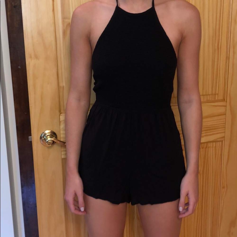 Urban outfitters black romper